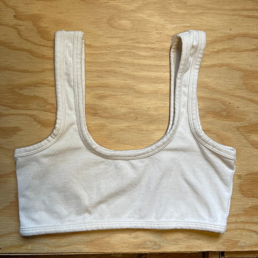 ☁️  ARQ WIDE STRAP Bra COTTON Bralette SIZE M Good Condition